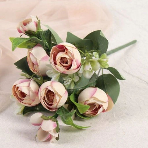 Цветок искусственный 30 см / W394131 /уп 200/800/ (Бежевый) - Галеонтрейд фото 8