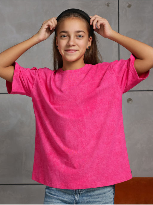 Футболка "Винтаж" Розовый Девочка