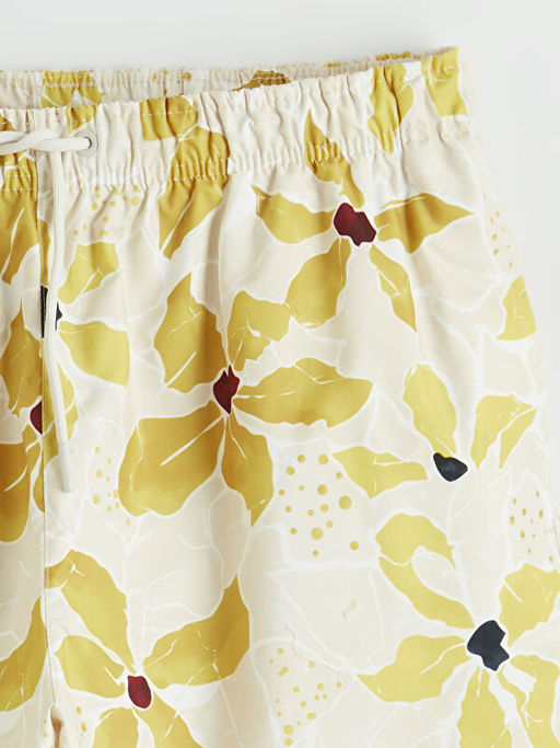 K?sa Boy Desenli Erkek Deniz ?ortu