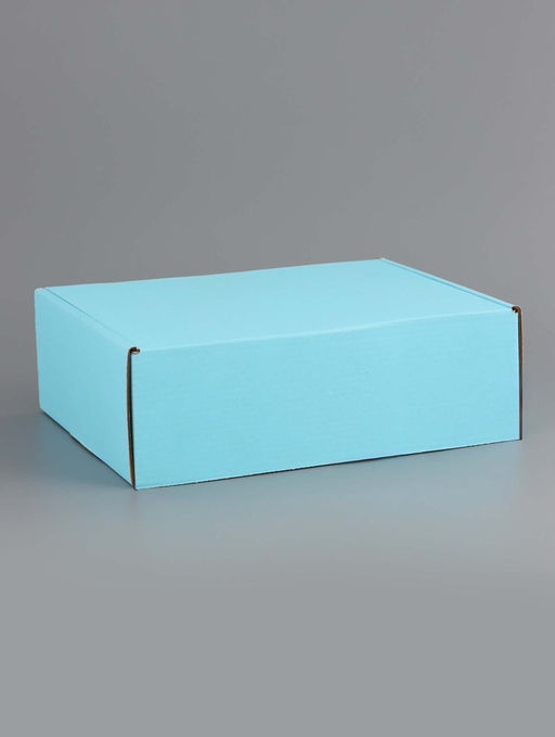 Цена за 2 шт. Коробка складная «Голубая» для подарков, хранения и отправки посылок, 27×21×9 см