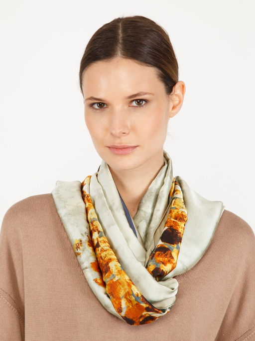 Палантин жен. виск+шелк 90х180 LDR34-842-11