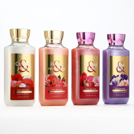 Гель для душа, 295 мл, аромат хлопок и мак, FLORAL & BEAUTY by URAL LAB  фото 8