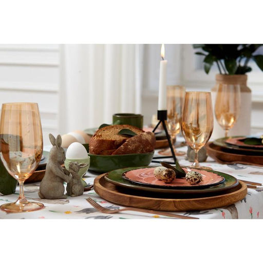 Скатерть пасхальная, Доляна Fluffy bunnies 220х144 см, 100% хлопок, 164 г/м2  фото 4