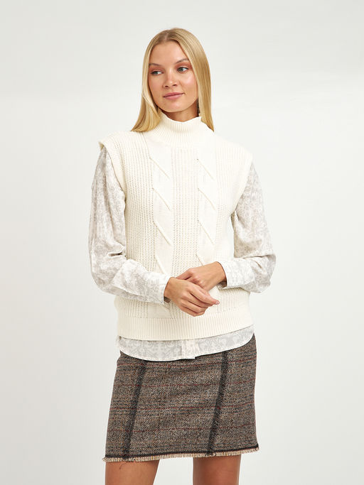 водолазка женская из хлопка без рукавов - Glenfield фото 5