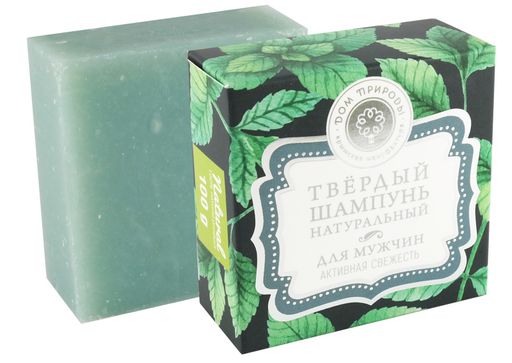 Твердый шампунь Активная свежесть - Мануфактура дом природы фото 2