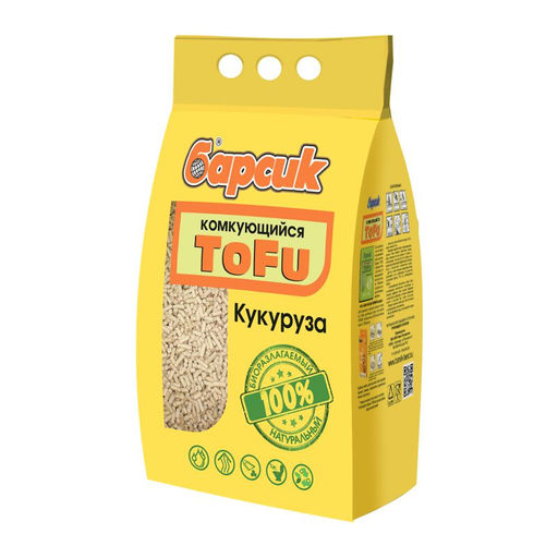Комкующийся наполнитель TOFU Кукурузный 4,54 л