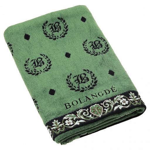 "Missoni-3027" Полотенце махровое 70х140см, плотность 375гр/м2, 100% хлопок, зеленый, Bolangde (Китай)