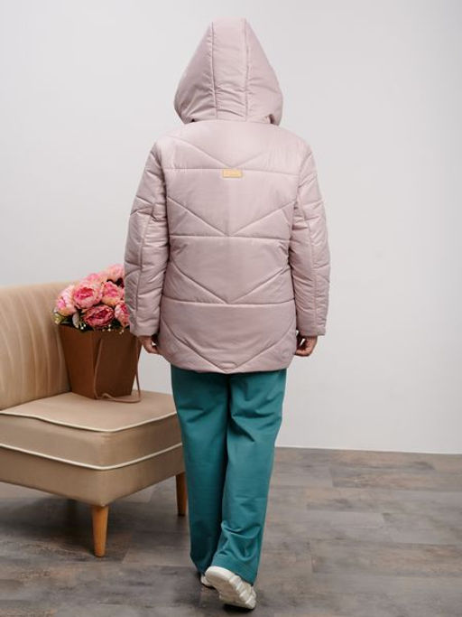 Куртка демисезонная Амелия пудра - Yollochka фото 9