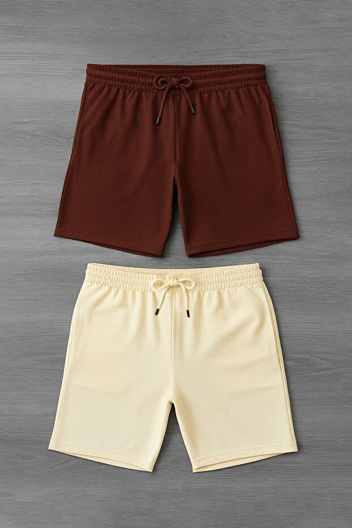 Kahverengi-Ta_ Basic Regular/Normal Kesim D_z 2li Paket _ort TMNSS21SR0095 - Trendyolmilla фото 2
