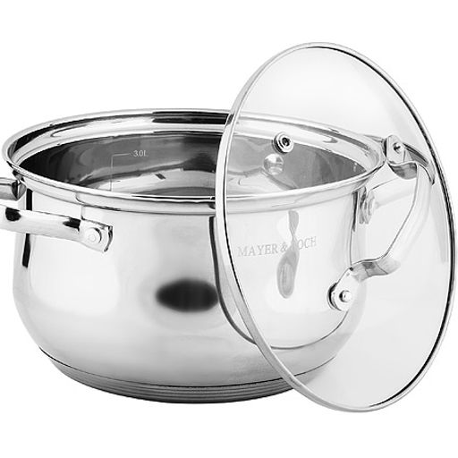 40455 Набор кастрюль 2л+2,8л+3,8л+5л нерж/ст MB (х4) - Mayer&boch фото 2