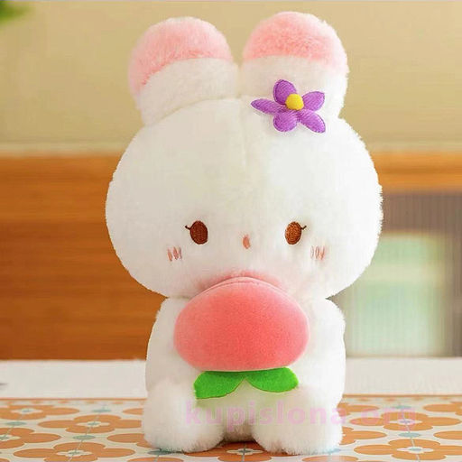 Мягкая игрушка Bunny with peach - Купи слона фото 3