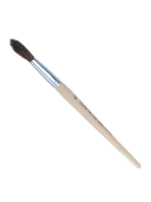 Цена за 10 шт. Кисть для рисования, пони, № 10, круглая, деревянная ручка, международный размер