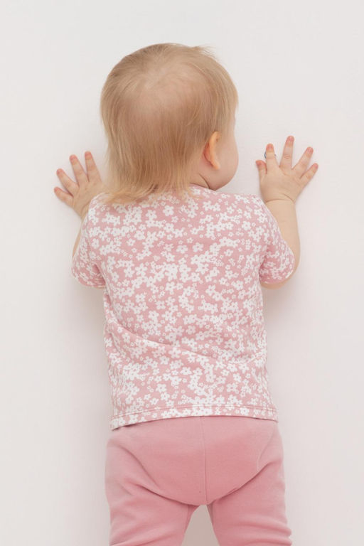 К 301156/бледно-лиловый,цветочки фуфайка яс - Crockid фото 3