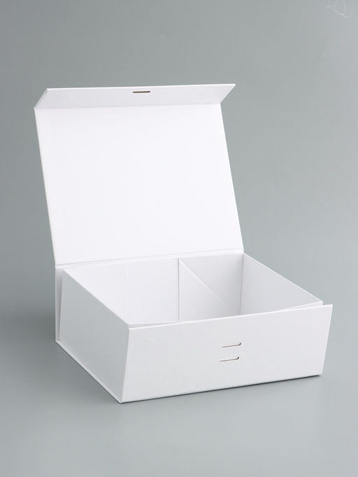 Коробка подарочная с бантом складная 29 х 22 х 10,5 см Белая