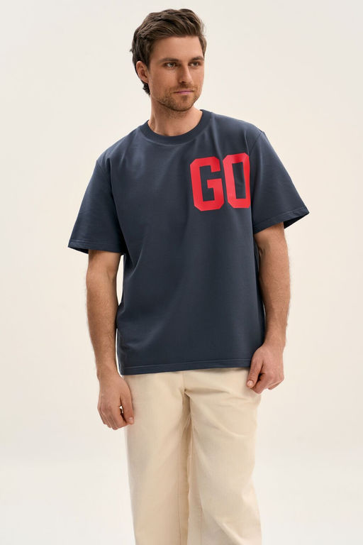 Футболка GO M1001N/30-03.176-182 графит - Pirs фото 4