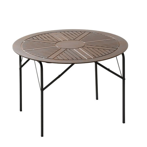 Набор садовой мебели Бистро, 4 стула, круглый стол, коричневый - Simaland фото 2