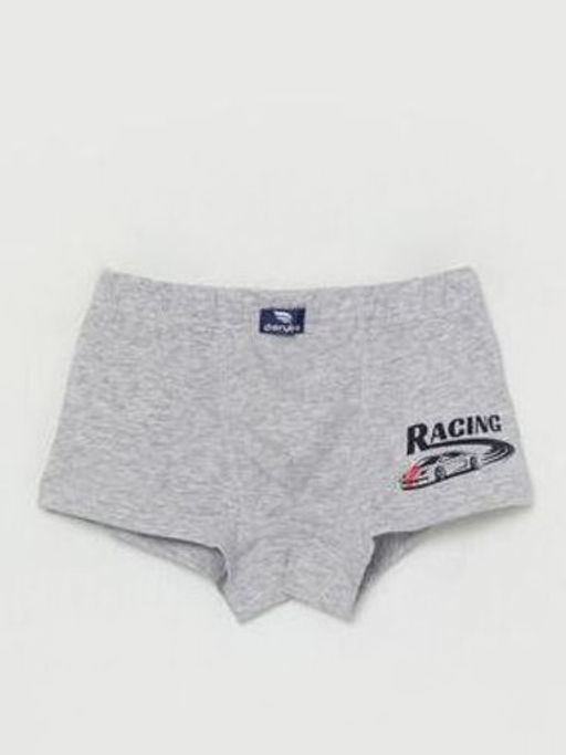 CRB wear/CWKB 10067-11 Трусы-боксеры для мальчика, светло-серый меланж/Ex.Cherubino  фото 3