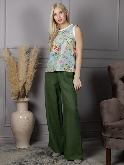 Льняная майка