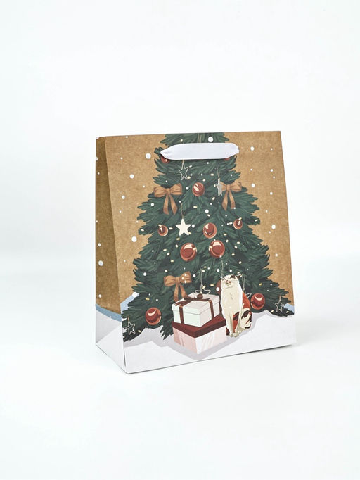 Набор пакетов крафтовых «Новогоднее поздравление»