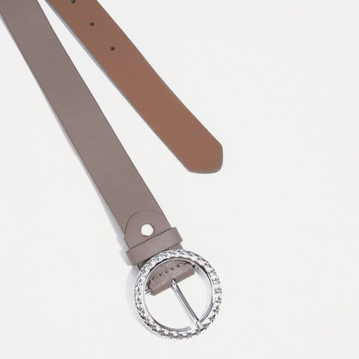 Ремень женский, ширина 3 см, винт, пряжка метал, цвет светло-коричневый - Simaland фото 2