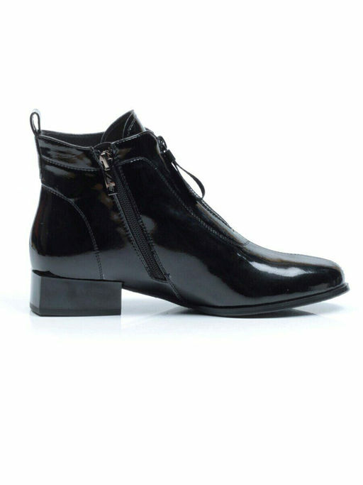 01-C1453-1-21R100-M BLACK Ботинки демисезонные (натуральная кожа, байка) - Фабричный китай фото 10