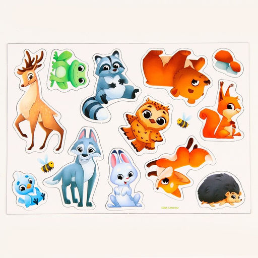 Магнитная игра ?Зверюшки леса? - Школа талантов фото 3