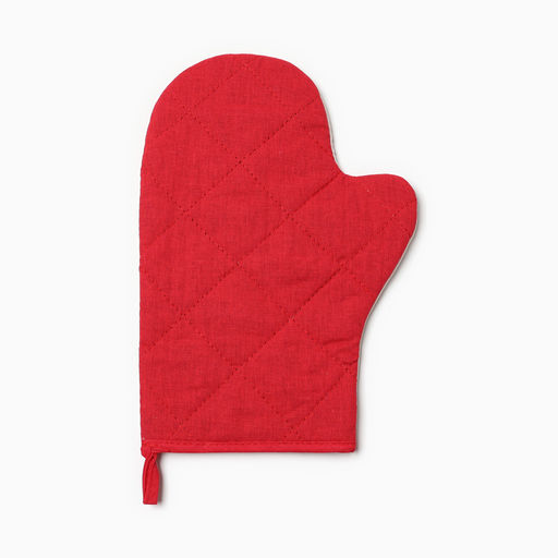 Варежка-прихватка Доляна Котик 20х28 см, 35% хл, 65% пэ, ватин 250 г/м2  фото 3