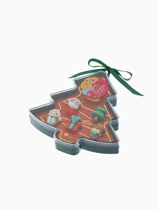 Кольца детские Выбражулька Ёлка, 6 шт. разноцветные, безразмерные