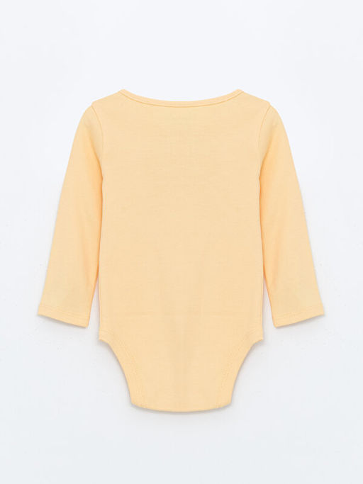 Bisiklet Yaka K?sa Kollu Bask?l? Erkek Bebek ??t??tl? Bodysuit