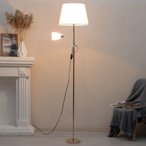 Торшер 19030/2GD E27 40Вт золото 41х41х180 см