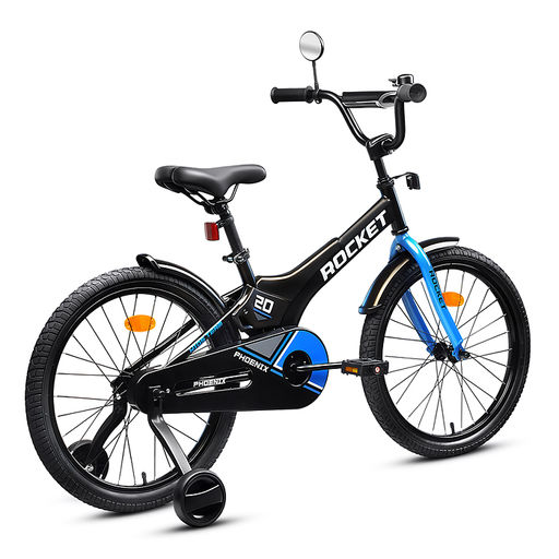 Велосипед 20" Rocket Phoenix, цвет черно/синий