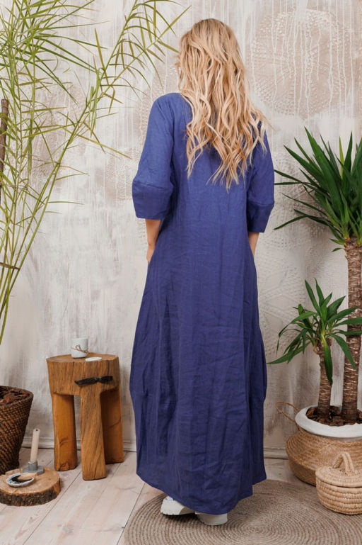 Платье AMORI 9703 индиго  фото 3