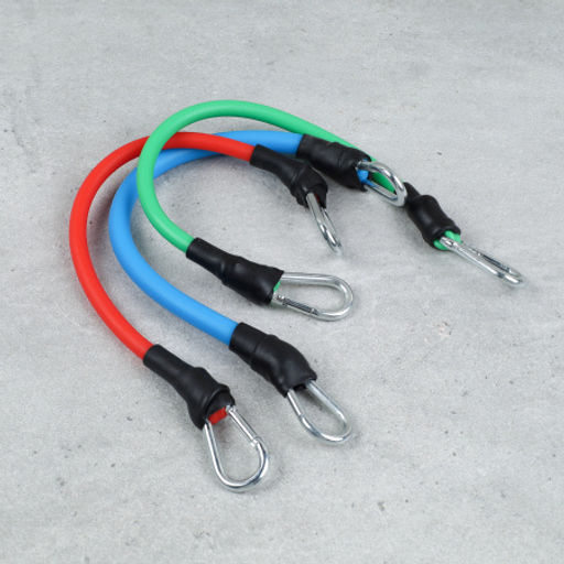 Набор для силовых упражнений Woohooo Tension / WES3-BV / манжеты+ эспандеры 4.5 кг, 9 кг, 13.6 + чехол / фиолетовый - Галеонтрейд фото 2