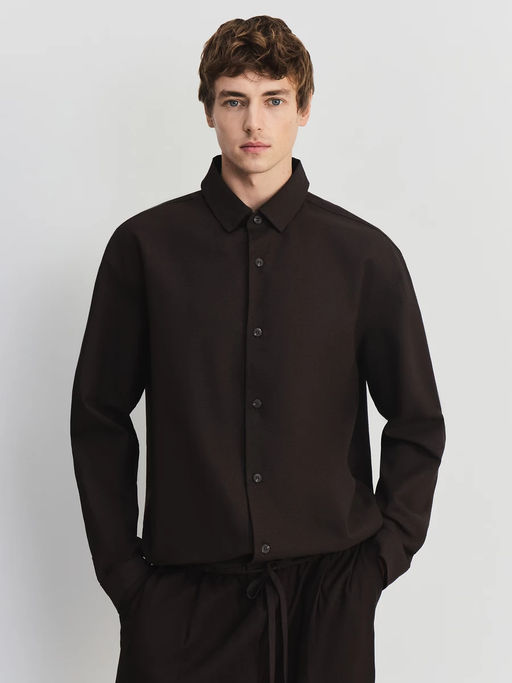 Рубашка из льна и хлопка / Zarina  фото 3