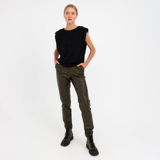Майка женская MINAKU OVERSIZE FIT, размер 46, чёрная