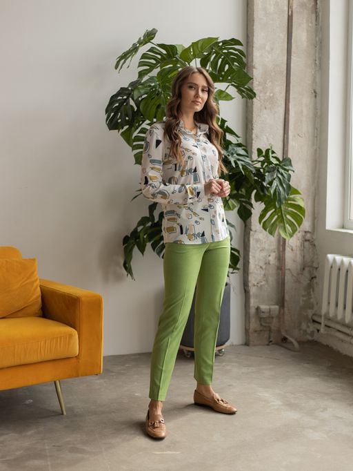 брюки лен с вискозой - Трика фото 5