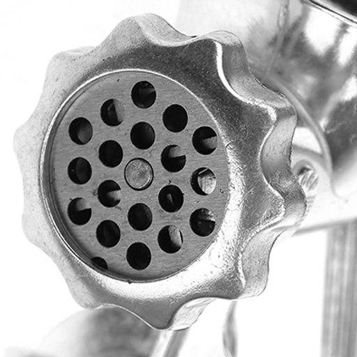 Мясорубка механическая "СССР" 22,5х17х9см, алюминиевый корпус, 1 решетка, 1 нож, крепление к столу (Китай)