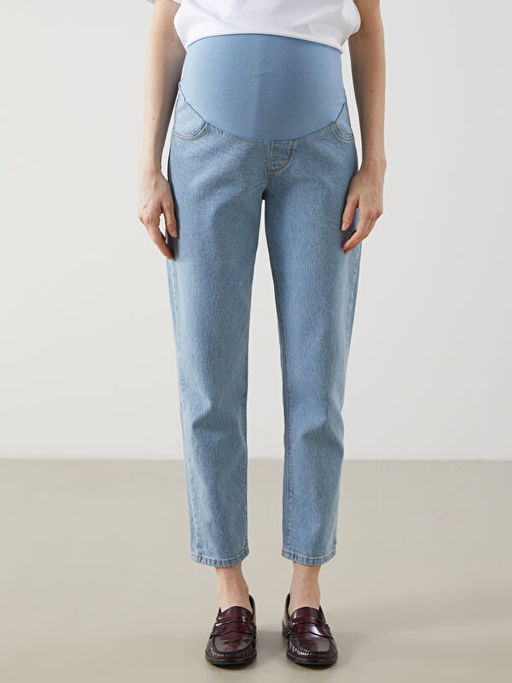 Kar?n Panelli Mom Fit Hamile Jean Pantolon