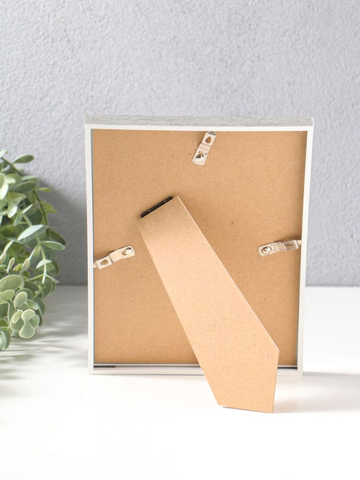 Фоторамка пластик 15х20 см "Современная классика" серый и белый 20,8х15,8х1,5 см