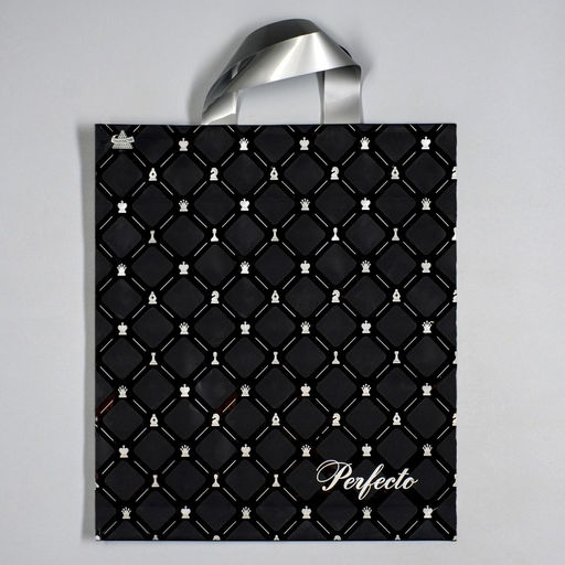 Цена за 25 шт. Пакет «Перфекто Шахматы», полиэтиленовый с петлевой ручкой, 35×31 см, 95 мкм