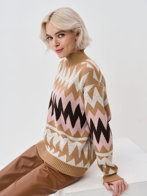 Свитер Be You 7232-40227 из полушерсти - Vay фото 6