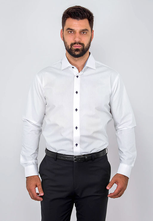 Сорочка мужская длинный рукав GREG 100/139/WH/Z/2p