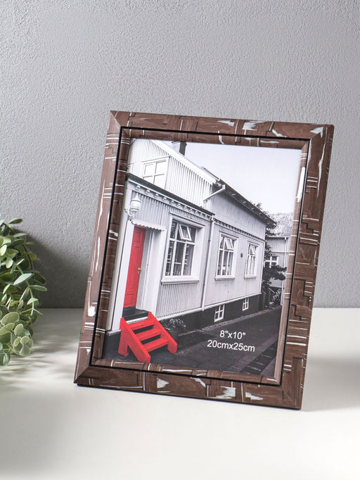 Фоторамка пластик 20х25 см "Моррис" тёмно-коричневый 29,8х25х2 см