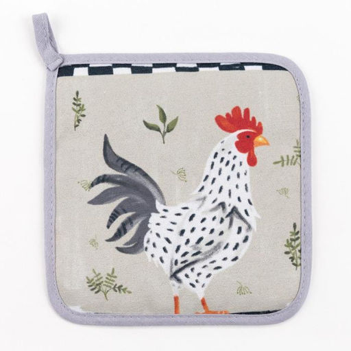 Цена за 2 шт. Набор кухонный Светлой пасхи прихватка, подставка под горячее - Доляна фото 2