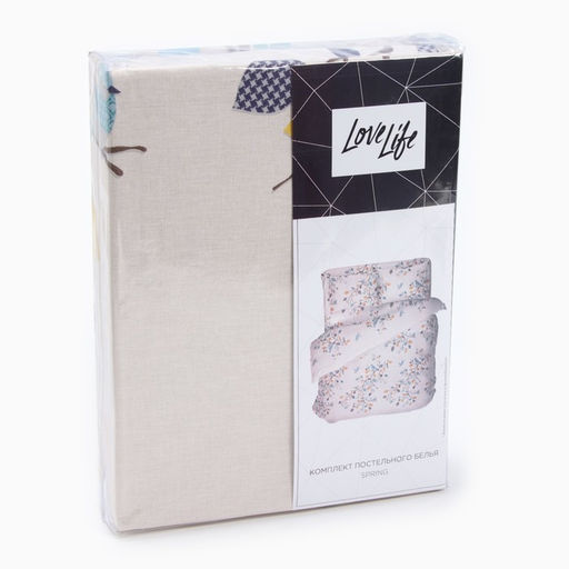 Постельное бельё LoveLife дуэт Spring 153х215см-2шт, 240х220см, 50х70см-2шт, хлопок, бязь, 125г/м2 фото 5