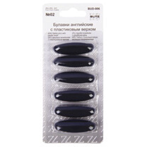 БУЛАВКИ BUD-006 АНГЛИЙСКИЕ С ПЛАСТ. ВЕРХОМ - Gamma фото 2