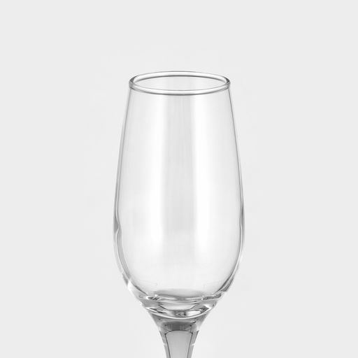 Набор бокалов для шампанского Paşabahçe Amber, 200 мл, 6 шт., стекло, прозрачный