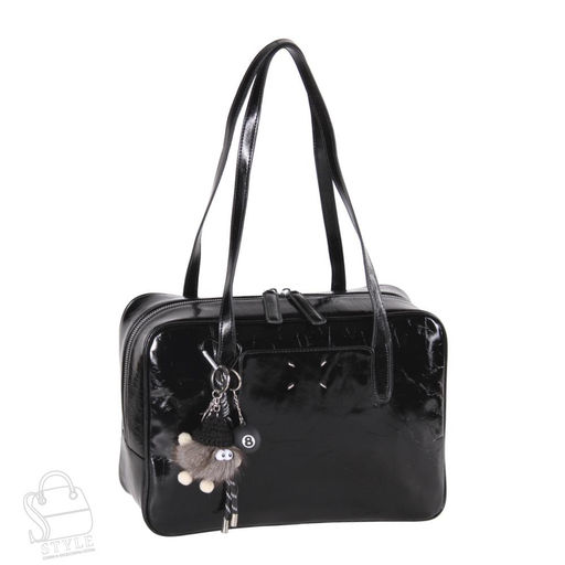 Сумка женская кожаная 2873VG black Vitelli Grassi  в Новосибирске