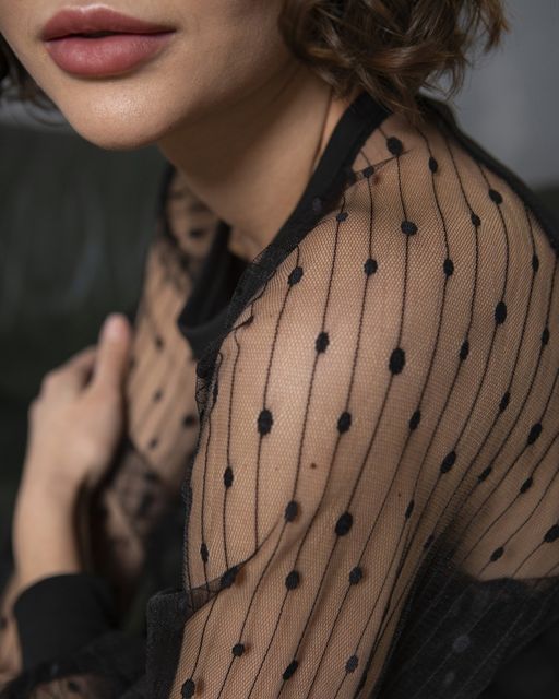 Свитшот с кружевным рукавом реглан 71.6.12 - Elena sorti фото 7