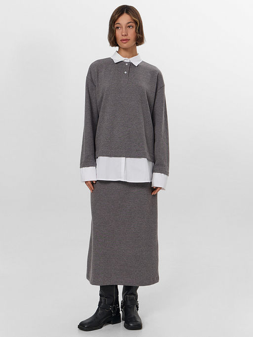 Джемпер женский серый - Mark formelle фото 5